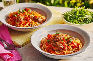 Albondigas spaghetti