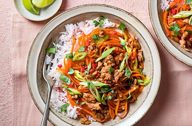 Sticky chilli chicken stir-fry